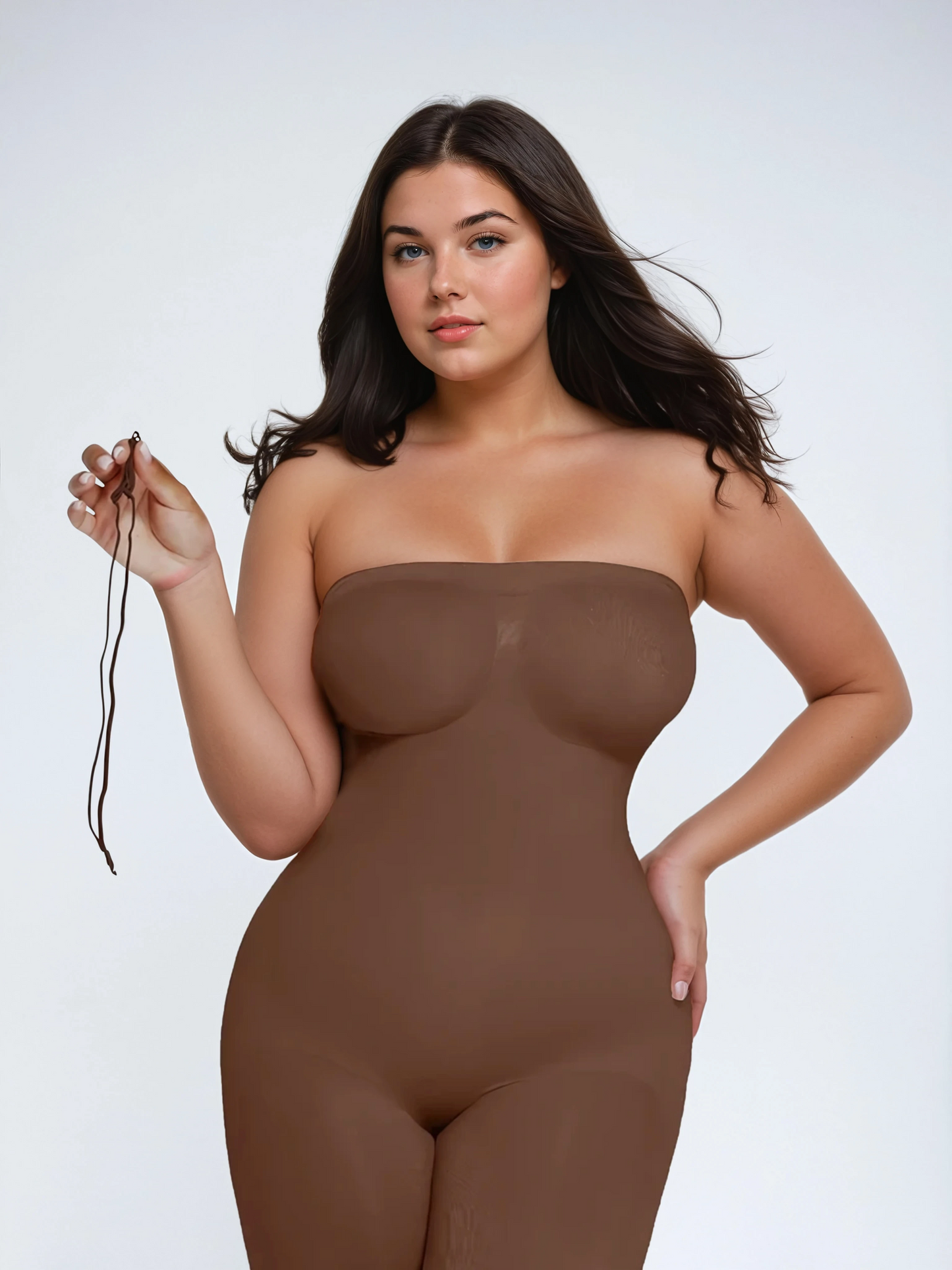 Quinty - Schulterfreie Shaper Bodysuit