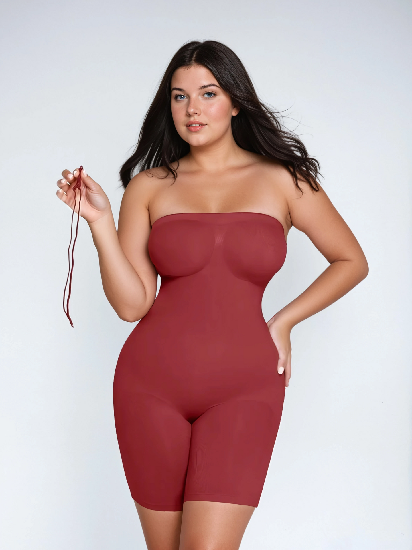Quinty - Schulterfreie Shaper Bodysuit