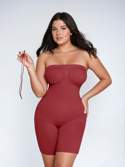Quinty - Schulterfreie Shaper Bodysuit