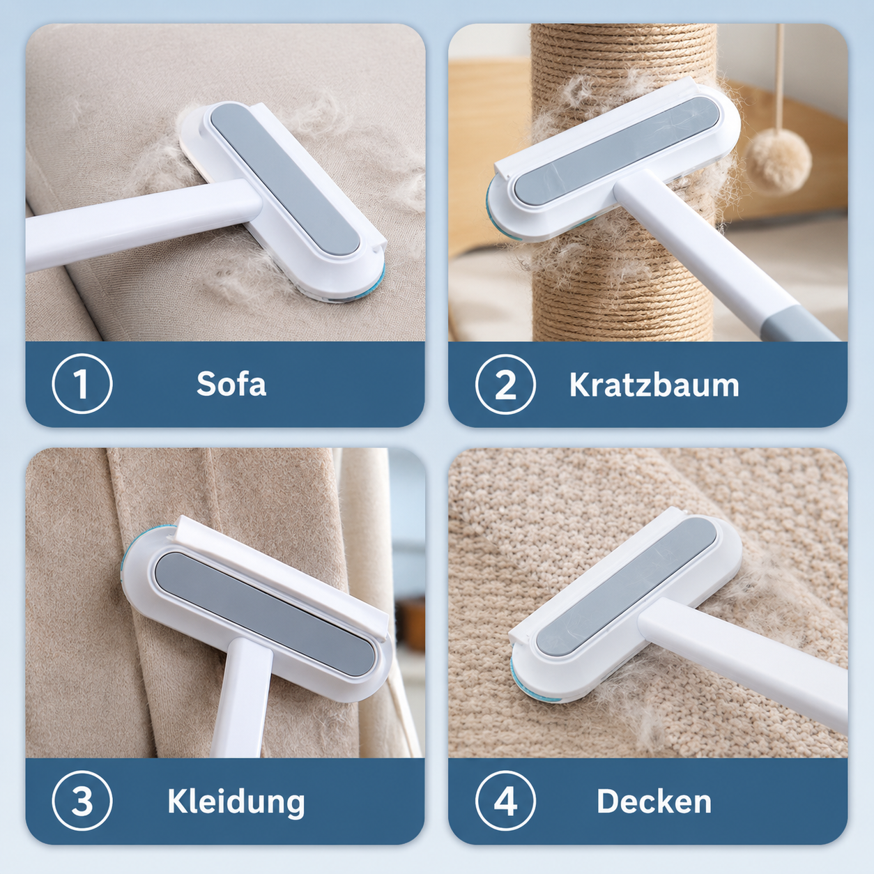 TierhaarPro™ 4-in-1 Tierhaarentferner