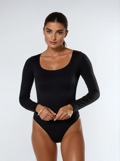 Sophia - Eleganter Bodysuit mit langen Ärmeln