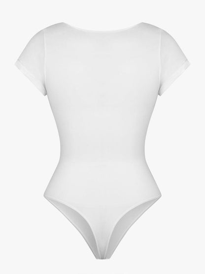 V-Ausschnitt Sculpting T-Shirt-Body