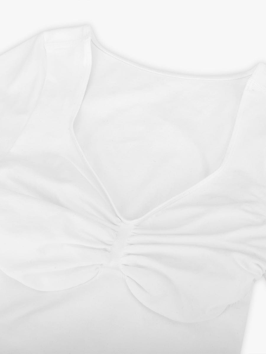 V-Ausschnitt Sculpting T-Shirt-Body