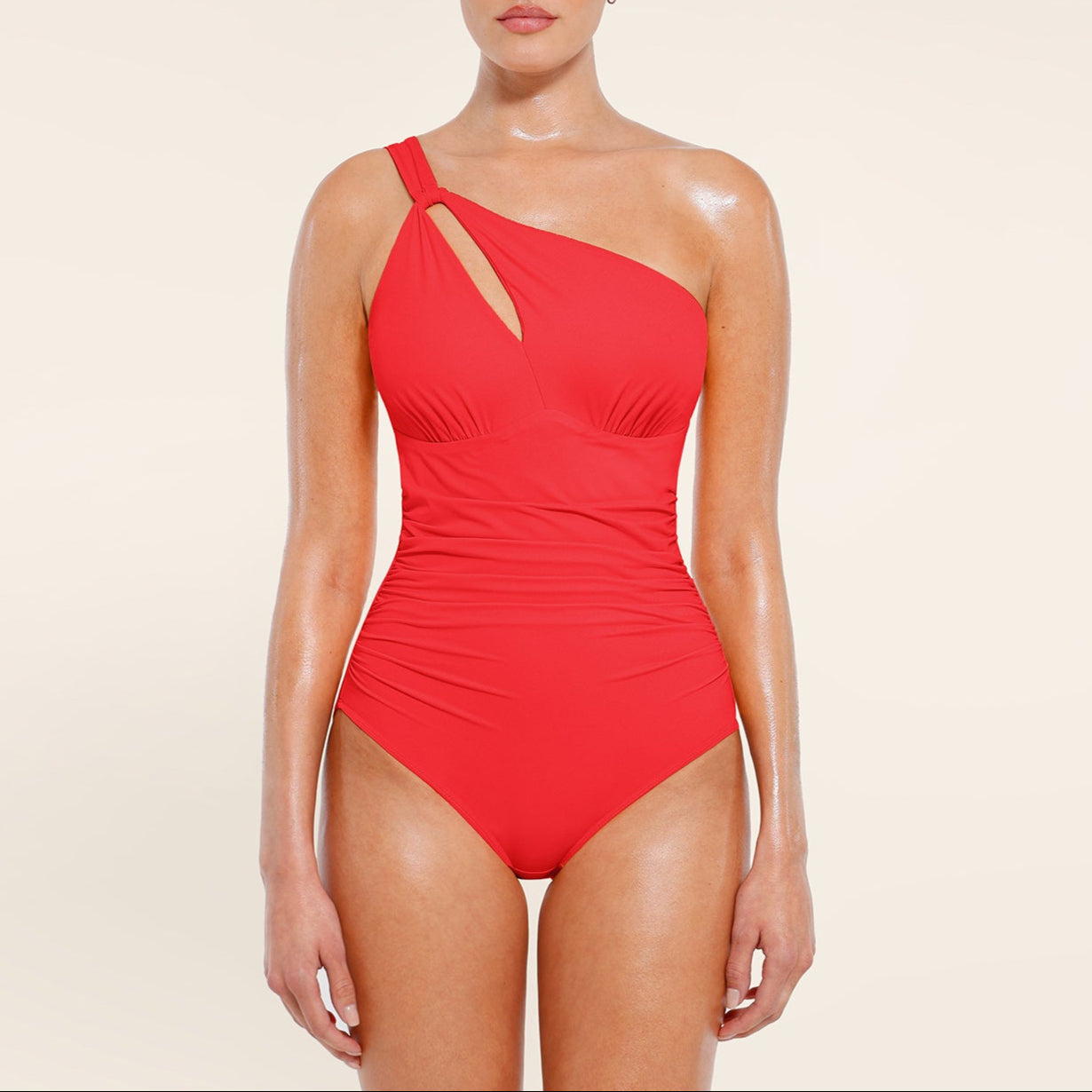 Elena One Shoulder Badeanzug