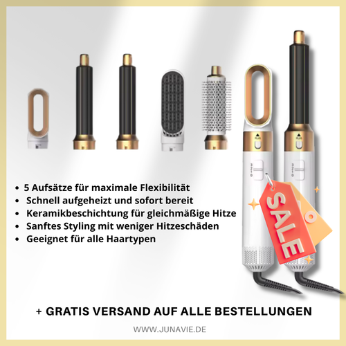 JunaVie Meisterstück™ 5-in-1 Profi-Styling System