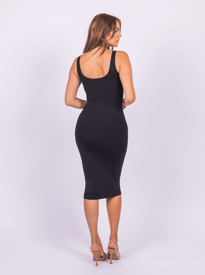 Shaper Maxi Kleid mit U-Rücken