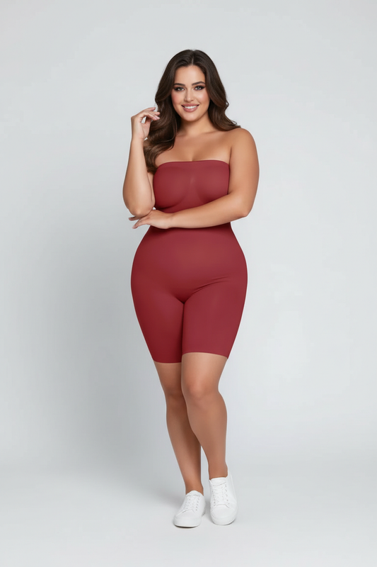 Quinty - Schulterfreie Shaper Bodysuit