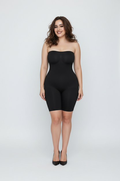 Quinty - Schulterfreie Shaper Bodysuit