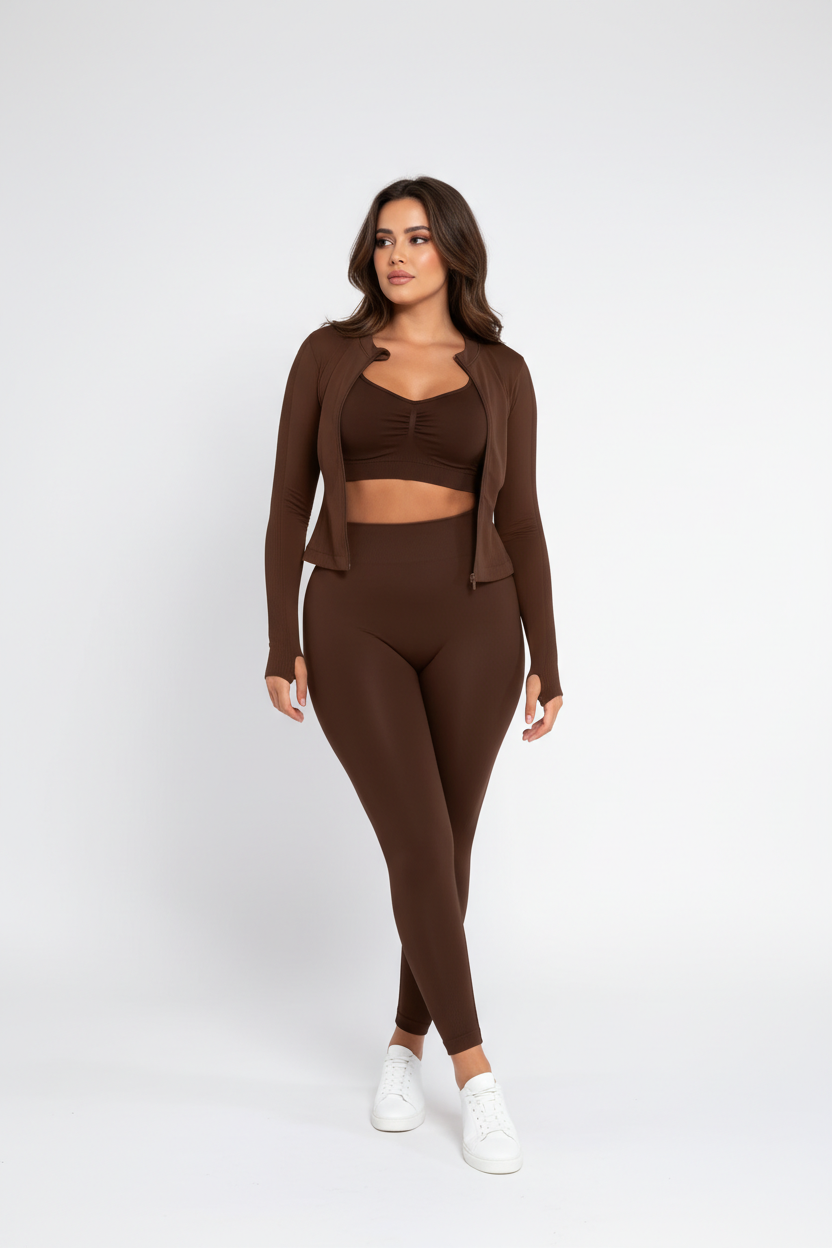 JunaVie Lounge-Set Braun