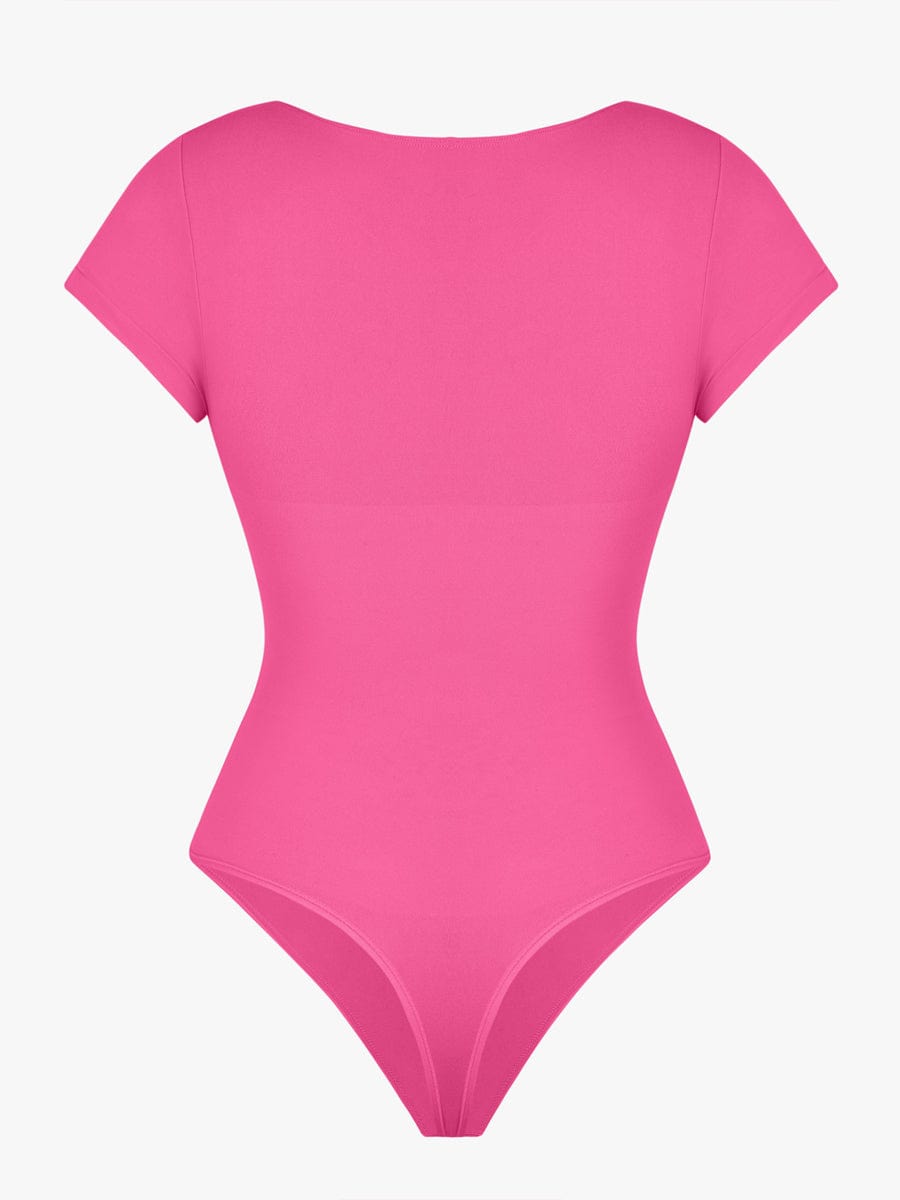 V-Ausschnitt Sculpting T-Shirt-Body