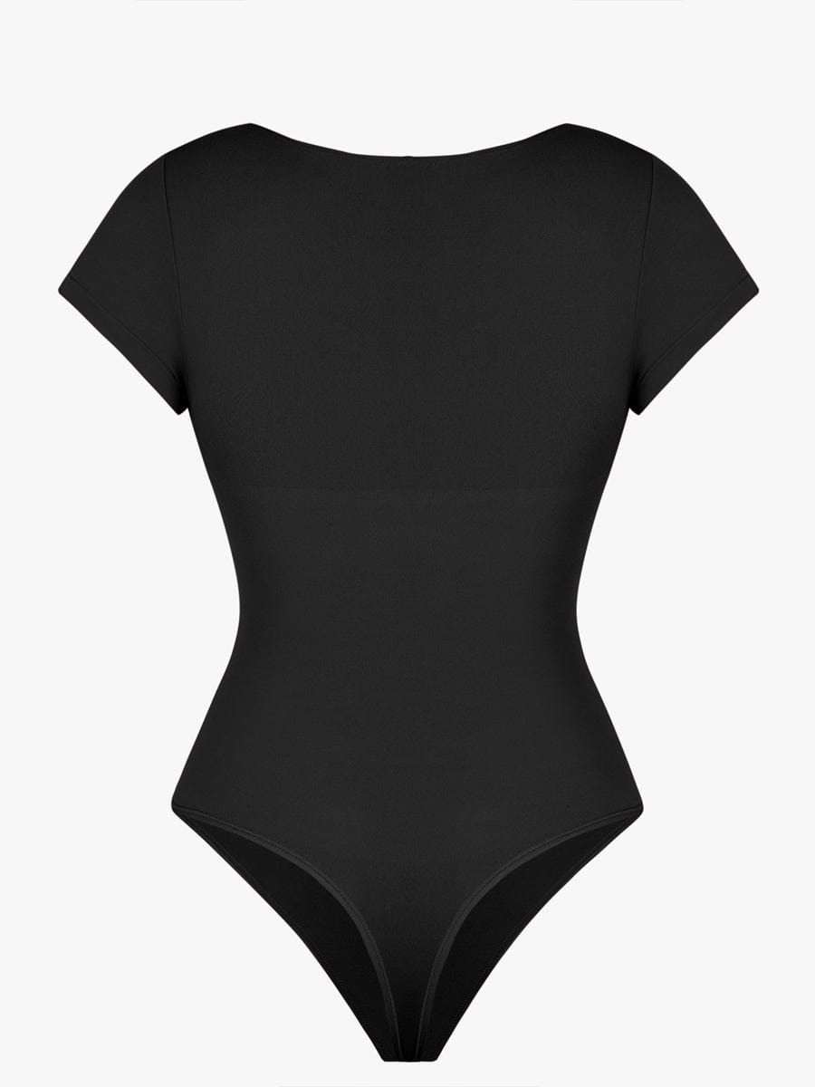 V-Ausschnitt Sculpting T-Shirt-Body