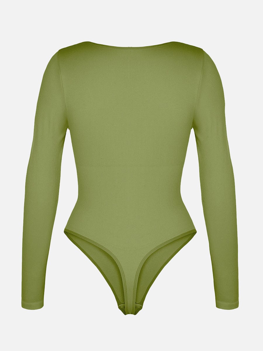 Hohler Scoop-Ausschnitt String-Body