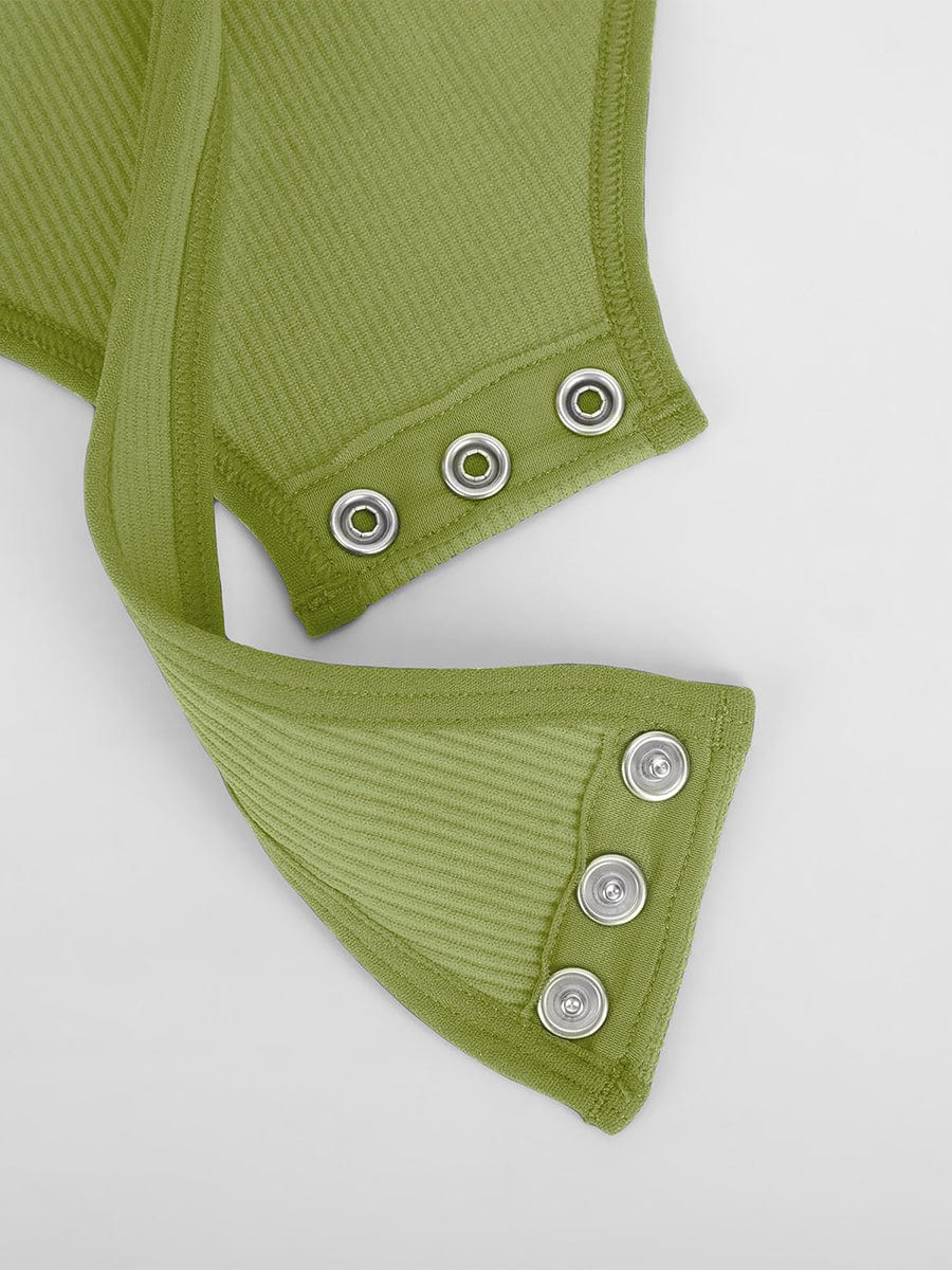 Hohler Scoop-Ausschnitt String-Body