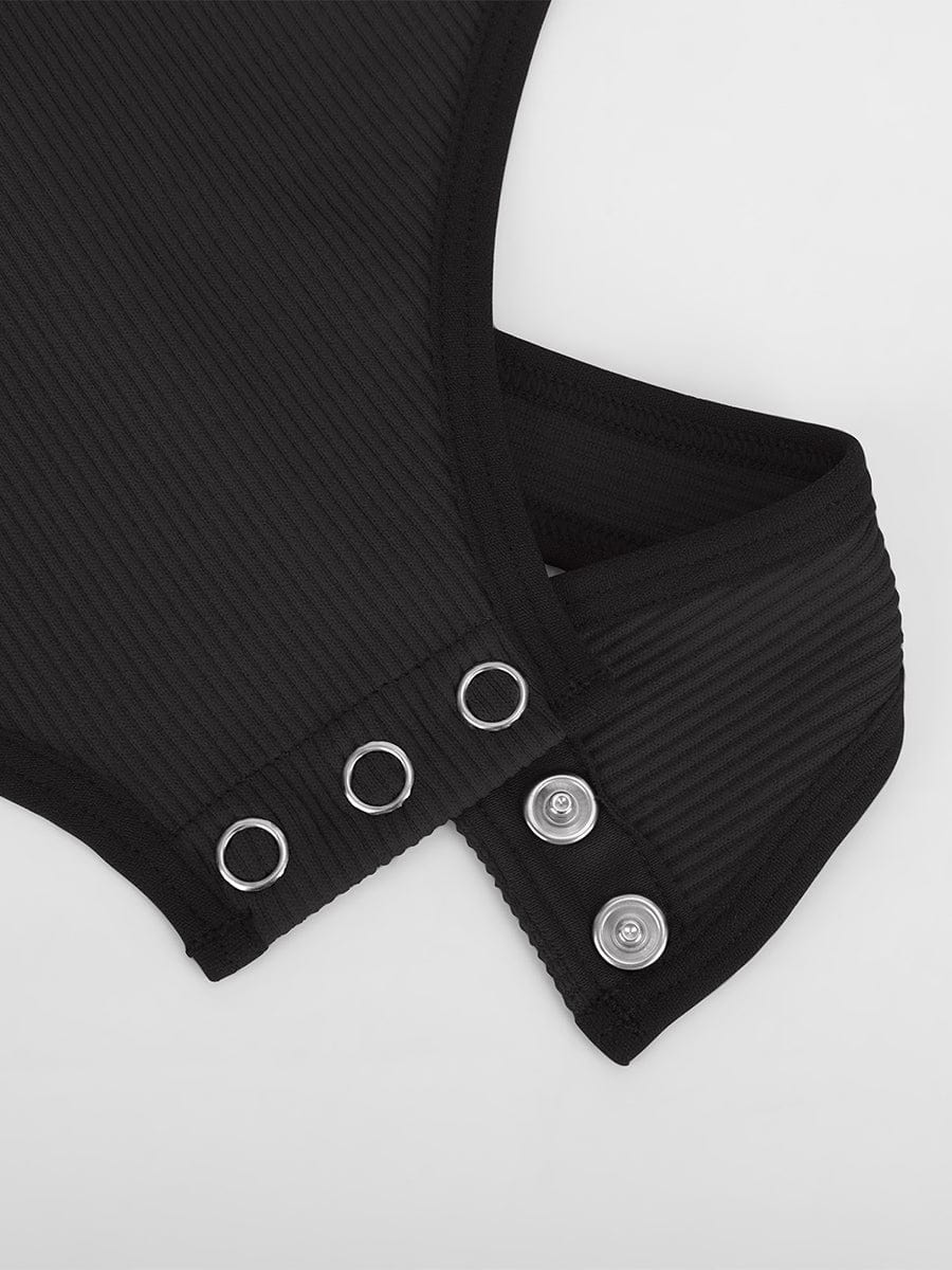 Hohler Scoop-Ausschnitt String-Body