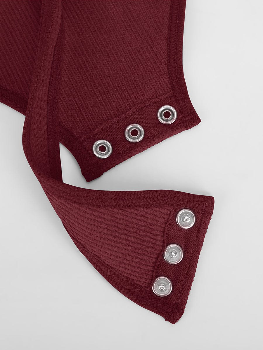 Hohler Scoop-Ausschnitt String-Body