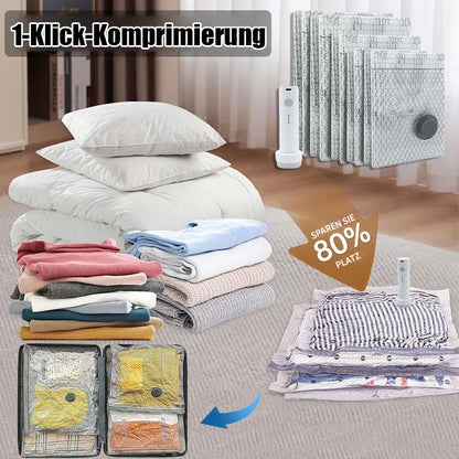 Reisefix™ Vakuum-Reisebeutel Set