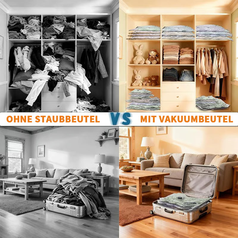 Reisefix™ Vakuum-Reisebeutel Set